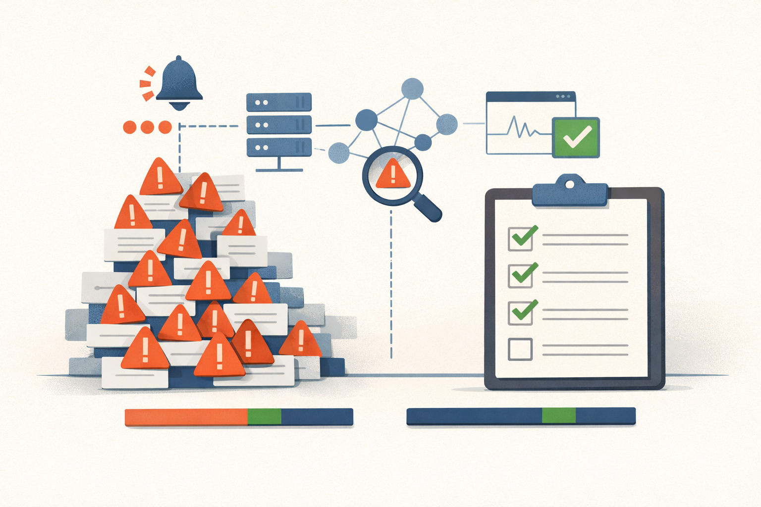 You're measuring how many alerts fired. The number that matters is how many you acted on