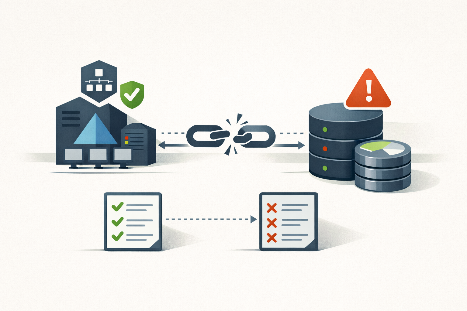 Your backup server is joined to the domain it exists to recover