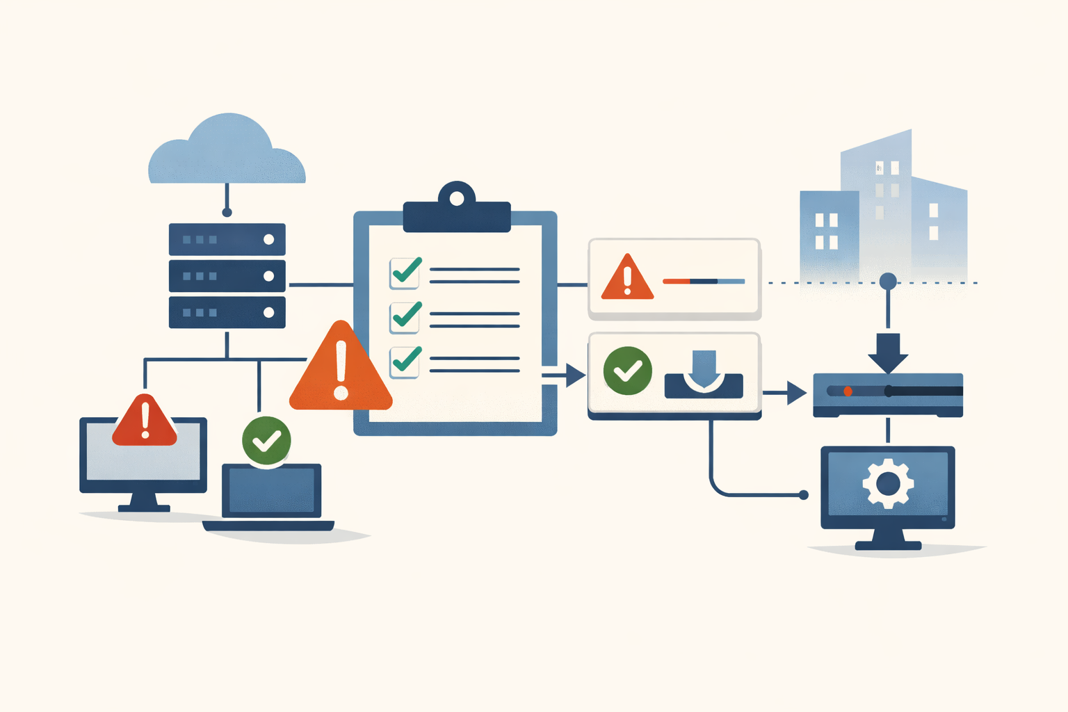 Every endpoint agent can stage updates, none default to it