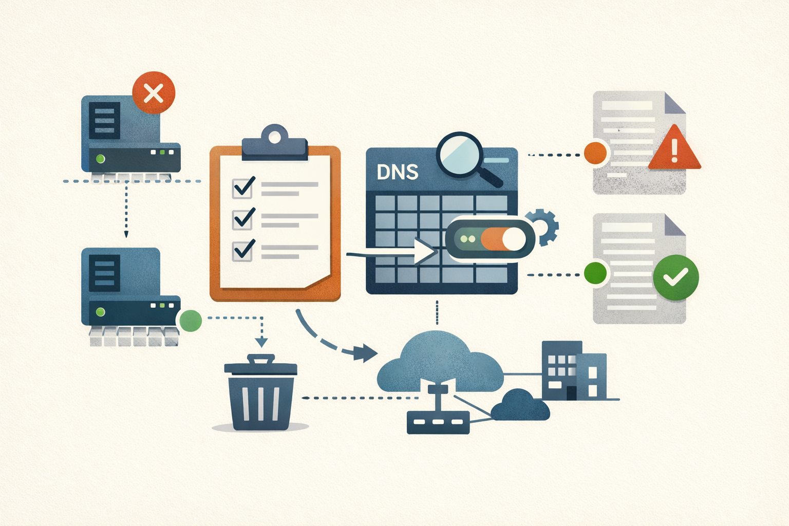 Turn on DNS scavenging without deleting records you still need